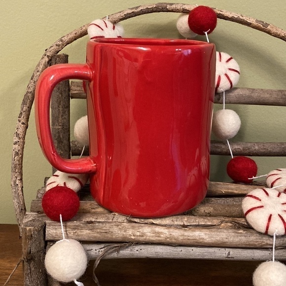 NEW Rae Dunn "CANDY CANES & SYRUP" RED MUG - Picture 5 of 7